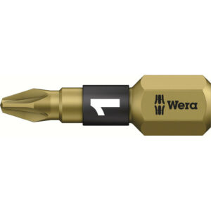 Wera BiTorsion Extra Hard Pozi Screwdriver Bits PZ1 25mm Pack of 1