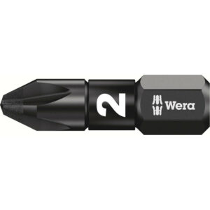 Wera 855/1 Impaktor Pozi Screwdriver Bits PZ2 25mm Pack of 10