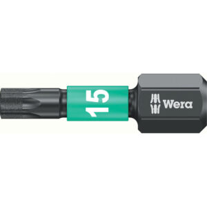 Wera 867/1 Impaktor Torx Screwdriver Bits T15 25mm Pack of 10
