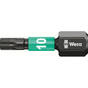 Wera 867/1 Impaktor Torx Screwdriver Bits T10 25mm Pack of 10
