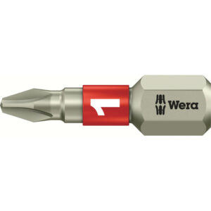 Wera Torsion Stainless Steel Phillips Screwdriver Bit PH1 25mm Pack of 1