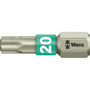 Wera Torsion Stainless Steel Torx Screwdriver Bit T20 25mm Pack of 1