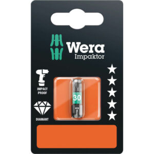 Wera 867/1 Impaktor Torx Screwdriver Bits T30 25mm Pack of 1