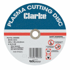 Clarke Clarke PD2 Flat Plasma Cutting Disc (9")
