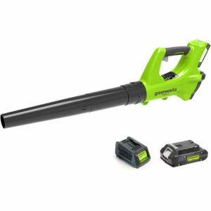 Greenworks 24V/48V Greenworks G24ABK2 Axial Blower with Battery and Charger (24V)