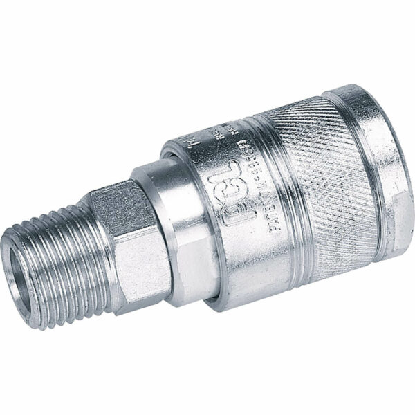Draper PCL M100 Air Line Coupling Male Thread 1/2" BSP Pack of 1