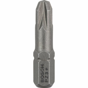 Bosch Extra Hard Pozi Screwdriver Bits PZ3 25mm Pack of 10