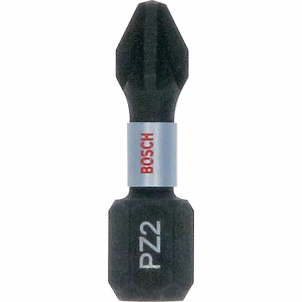 Bosch Impact Control Torsion Pozi Screwdriver Bits PZ2 25mm Pack of 25