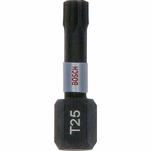 Bosch Impact Control Torsion Torx Screwdriver Bits T25 25mm Pack of 25