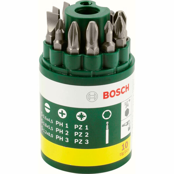 Bosch 10 Piece Screwdriver Bit Set