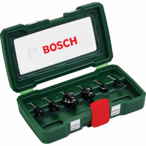 Bosch 6 Piece 1/4" Router Bit Set