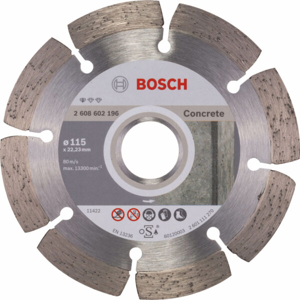 Bosch Standard Concrete Diamond Cutting Disc 115mm