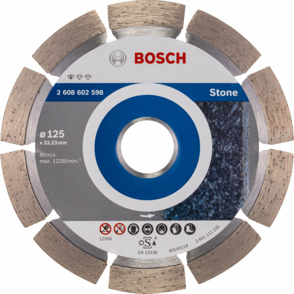 Bosch Standard Stone Diamond Cutting Disc 125mm