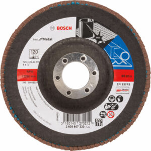 Bosch Zirconium Abrasive Flap Disc 125mm 120g