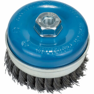 Bosch 0.5mm Knotted Steel Wire Cup Brush 100mm M14 Thread