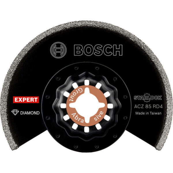 Bosch Expert ACZ 85 RD4 Abrasive and Grout Oscillating Multi Tool Segment Saw Blade 85mm Pack of 1