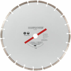 Machine Mart 300mm (12") Segmented Silver Diamond Dry Cutting Disc