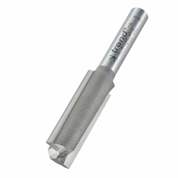 Trend Professional Two Flute Straight Router Cutter 12mm 32mm 1/4"