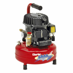 Clarke Clarke Shhh Air 50/9 1.77cfm 9 Litre 0.46HP Quiet Run Compressor (230V)