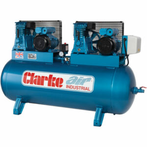 Clarke Clarke XE29/270 (OL) 28cfm 270 Litre 2x3HP Industrial Air Compressor (230V)