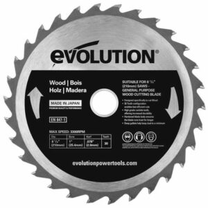 Evolution Evolution W210TCT-30 210mm Wood Cutting Blade