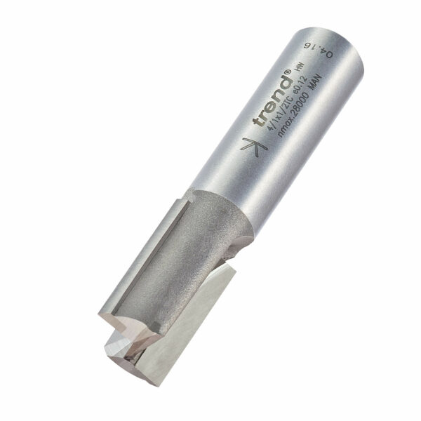 Trend Professional Two Flute Straight Router Cutter 15mm 25mm 1/2"