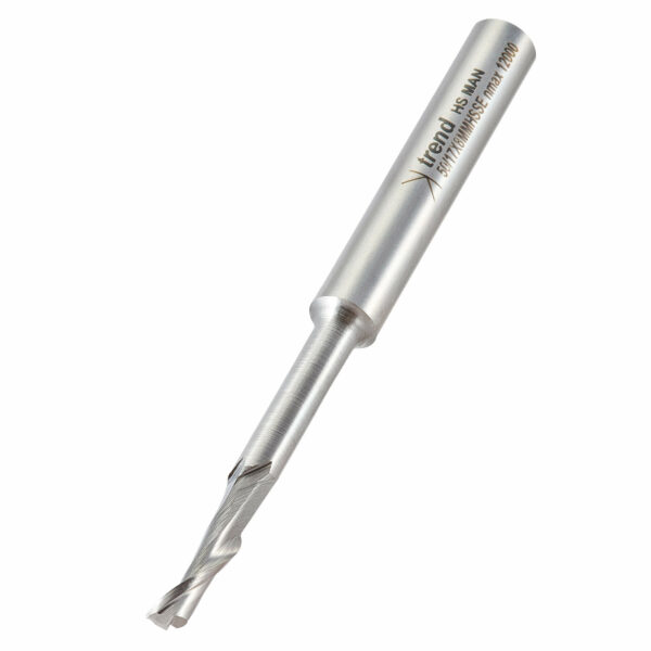 Trend Aluminium UPVC Single Flute Narrow Neck Helical Cutter 5mm 16mm 8mm