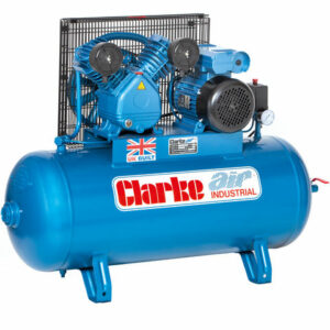 Clarke Clarke XEV16/100 (OL) 14cfm 100 Litre 3HP Industrial Air Compressor (230V)