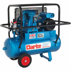 Clarke Clarke XEP15H/50 (OL) 14cfm 50 Litre 3HP Industrial Air Compressor with Cage (110V)