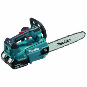 Makita LXT Makita DUC306PG2 30cm 18V Brushless Top Handle Chainsaw LXT Kit with 2 x 6Ah batteries & Charger