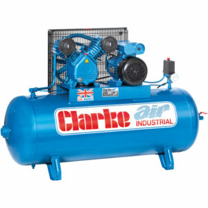 Clarke Clarke XEV16/200 (OL) 14cfm 200 Litre 3HP Industrial Air Compressor (230V)