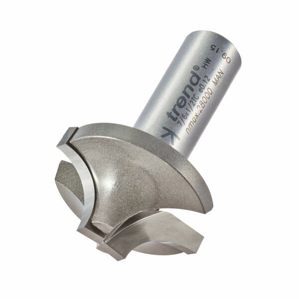 Trend Ovolo Rounding Over Router Cutter 35mm 17mm 1/2"