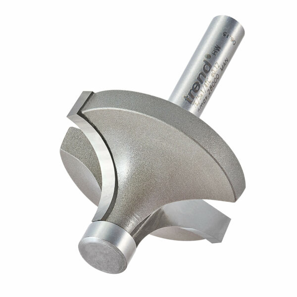 Trend Pin Guided Round Over Router Cutter 34.4mm 19mm 1/4"