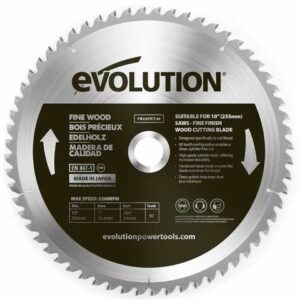 Evolution Evolution FW255TCT-60 Fine Wood Blade 255mm