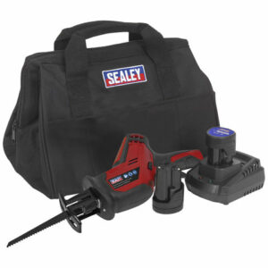 Sealey CP 12Volt Sealey CP1208KIT 12V Cordless Reciprocating Saw Kit in Bag with 2 x 1.5Ah Batteries & Charger