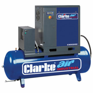 Clarke Clarke CXR20RD 65.3cfm 500 Litre 20HP Industrial Screw Compressor with Air Receiver & Dryer  (400V)