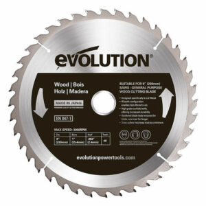 Evolution Evolution W255TCT-40 255mm Wood Cutting Blade