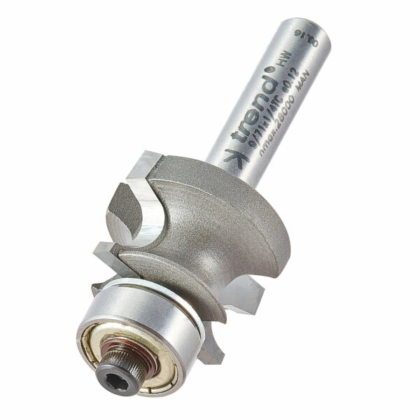 Trend Corner Bead Bearing Guided Router Cutter 22mm 18.9mm 1/4"