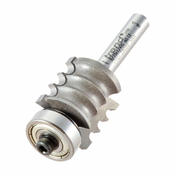 Trend Multi Reed Bearing Guided Router Cutter 20mm 20mm 1/4"