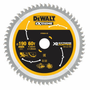 DeWalt XR FLEXVOLT DeWalt XR FlexVolt DT99564-QZ  Circular Saw Blade 190x30mm 60T