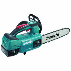 Makita LXT Makita DUC254RT 25cm 18V Brushless Top Handle Chainsaw LXT Kit with 5Ah Battery and Fast Charger.