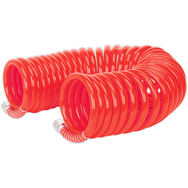 Sealey Coiled Air Line Hose 8mm 10m