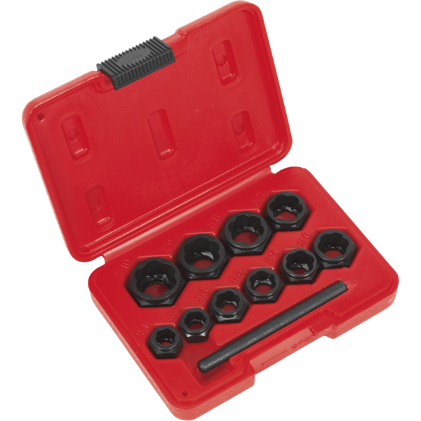 Sealey 10 Piece Spanner Type Bolt Extractor Set