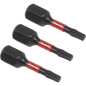 Sealey Impact Power Tool Torx Screwdriver Bits T10 25mm Pack of 3