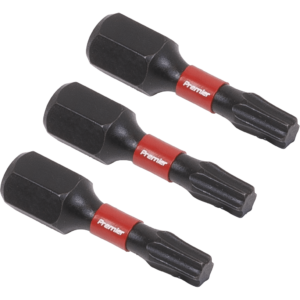 Sealey Impact Power Tool Torx Screwdriver Bits T20 25mm Pack of 3