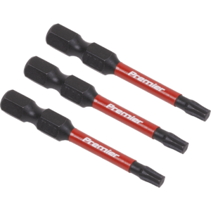 Sealey Impact Power Tool Torx Screwdriver Bits T20 50mm Pack of 3