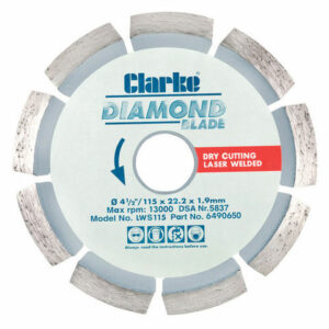 Clarke Clarke LWS115 Diamond Blade 115mm