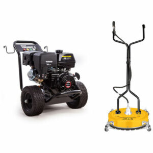 V-TUF TORRENT 3 15HP Petrol Pressure Washer With Poly Deck Surface Cleaner