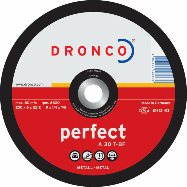 Dronco A 30 T PERFECT Depressed Metal Grinding Disc 100mm Pack of 1