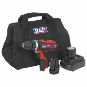 Sealey CP 12Volt Sealey CP1201KIT Hammer Drill/Driver Kit Ø10mm 12V Li-ion - (2 Batteries